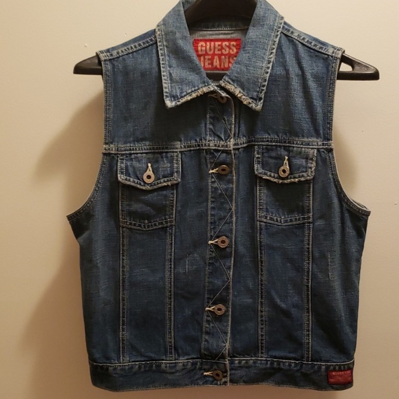 Guess Jackets & Blazers - ❤Guess Jean Vest❤